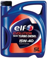 OLEJ 15W-40 ELF EVOLUTION 500 TURBO DIESEL 5L