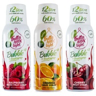 FruttaMax 3x sirup: Malina + Pomaranč + Svetlá čerešňa