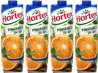 Hortex pomarančový džús kartón 4l