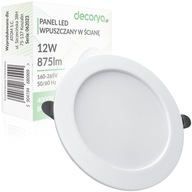 LED PANEL 12W NEUTRÁLNA BIELA ​​PLATŇA DO KUCHYNE