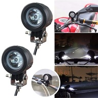 2ks motocykel extra 10W LED svetlomet moto