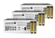 120x everActive Industrial LR03 alkalické batérie