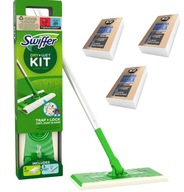 Swiffer plochý mop + 11 vložiek (8 suchých, 3 mokré), ľahký, praktický a pohodlný