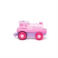 Ružová lokomotíva s pohonom pre Powerful Pink Loco Bigjigs Rail