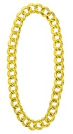 Náhrdelník GOLD CHAIN ​​​​GANGSTER, zlatý outfit KETA, 40 cm