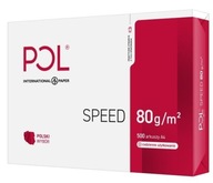 Kancelársky kopírovací papier POLspeed 80g/m2 A4 2500 5 balíkov