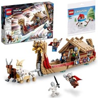 LEGO SUPER HEROES SET KOZIA LOĎ 76208 MARVEL +LEGO 30645 VIANOČNÝ DARČEK