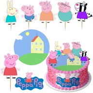 SET PEPPA PIG CAKE CAKE CAKE + 3D POSTAVIČKY