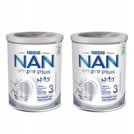 NAN OPTIPRO Plus 3 HMO mlieko, plechovka 1. 2x800g