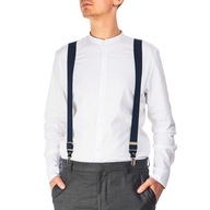 Pánsky oblek Premium Suspenders Kožené nohavice