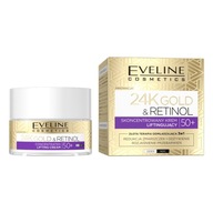 EVELINE COSMETICS 24k Gold liftingový krém na tvár 50+ 50ml