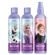 Detská súprava Avon Frozen [gél + šampón + sprej]