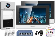 VIDEO INTERPHONE WiFi Villa Hikvision 2 Family PoE