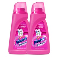 Tekutý odstraňovač farebných škvŕn Vanish Pink Oxi Action 2x2L