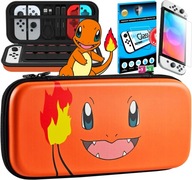 POUZDRO NA NINTENDO SWITCH POKEMON CHARMANDER KONZOLA + SKLO