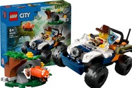 LEGO CITY 60424 Štvorkolka na prieskum džungle s PANDOU ČERVENOU