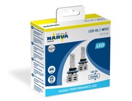 H11 LED NARVA RAD VÝKON GERMANY 6500K DUO