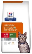 Hill's c/d Multicare Stress + Metabolic suché krmivo pre mačky 1,5 kg