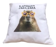 Vankúš Capybara Farciara + voľné meno 40x40 cm