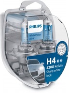 Philips H4 WhiteVision ultra 4200 Kelvinov + W5W