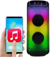 PRENOSNÝ REPRODUKTOR LED RGB 600W BLUETOOTH AUX