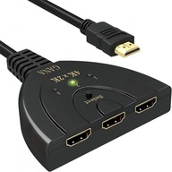 Switch HDMI Splitter 3x1 3 porty 4K Splitter