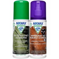 Nikwax nubuková súprava na impregnáciu a čistenie topánok 2x125 ml