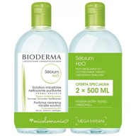 BIODERMA SEBIUM H2O micelárna voda 500ml + 500ml