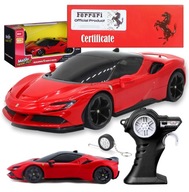 Originálne auto Ferrari na diaľkové ovládanie s hologramom originality