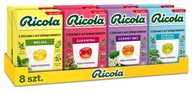 Ricola sada bylinkových cukríkov, mix príchutí, 8x27,5g