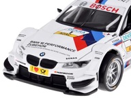 Kovový model športového auta BMW M3 DTM v mierke 1:32 zvuky svetlá AR4608