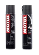 Sada reťaze: Mazivo MOTUL Road C2 + čistič C1