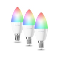 Súprava LED žiaroviek TechToy Smart RGB 6W E14 ZigBee