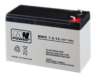 BATÉRIA ALARM BATÉRIA AGM MWS 12V 7,2Ah UPS