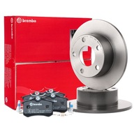 DISK + DESTIČKY BREMBO ZADNÉ VW PASSAT B5 B5FL 245MM