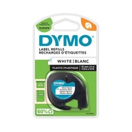 DYMO LETRATAG páska 12mm/4m plastová biela