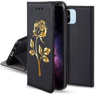 Puzdro MAGNET ROSE pre Xiaomi Redmi A1 + GLASS