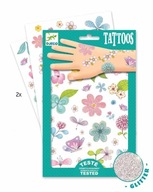 TETOVANIE PRE DIEVČATÁ GLITTER FLOWERS DJECO 3+