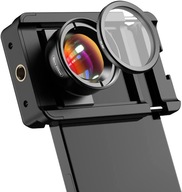 Makro objektív 100 mm HD adaptér 1/4 ISO pre telefón