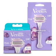 Sada Gillette Venus Comfortglide Breeze Razor pre ženy + 6x kazeta