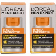 2x Loreal Men Expert hydratačný krém proti známkam únavy s SPF 15