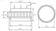 AS-PL AS5005 Stator, alternátor