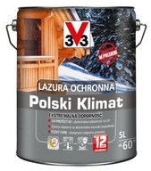 V33 Ochranný lak Polski Klimat grafit 5l 12 ROKOV