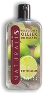 Luxusný masážny olej Naturalis: PROTICELULITÍDOVÝ - Sandálovo-citrónový (250 ml)