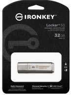 Šifrovaný kľúč KINGSTON IRONKEY Locker+ 50 32GB USB 3.2 Zabezpečenie