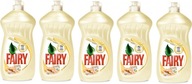 Sada 5 kusov mydla na riad Fairy harmanček 450ml