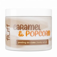 Telový peeling Fluff, Caramel and Popcorn, 160 ml