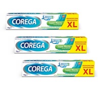 3x Super Strong Mint krém na zubnú protézu Corega 70g