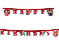 PAW PATROL Banner HAPPY BIRTHDAY BIRTHDAY GARLAND