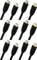 Unitek Y-C138M BASIC HDMI v1.4 zlatý kábel 2m čierny x6